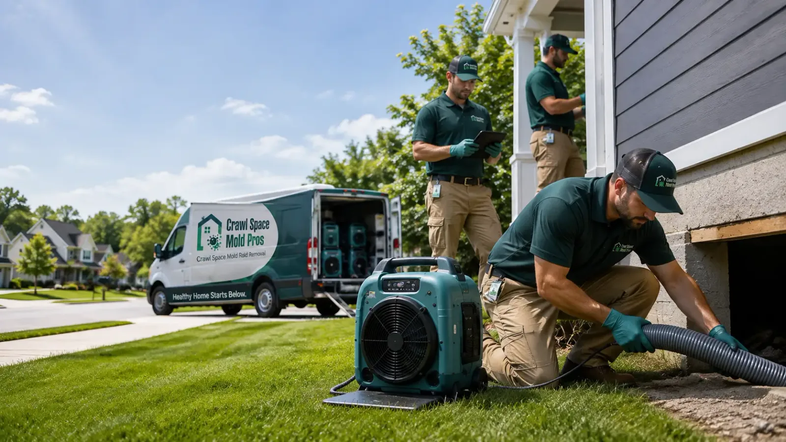Crawl Space Mold Removal in Danville, CA